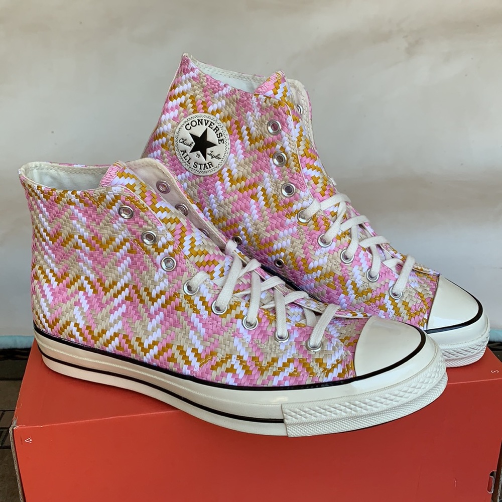 CONVERSE CHUCK 70 HI EGRET/MULTI/BLACK MEN’S - Picture 4 of 16